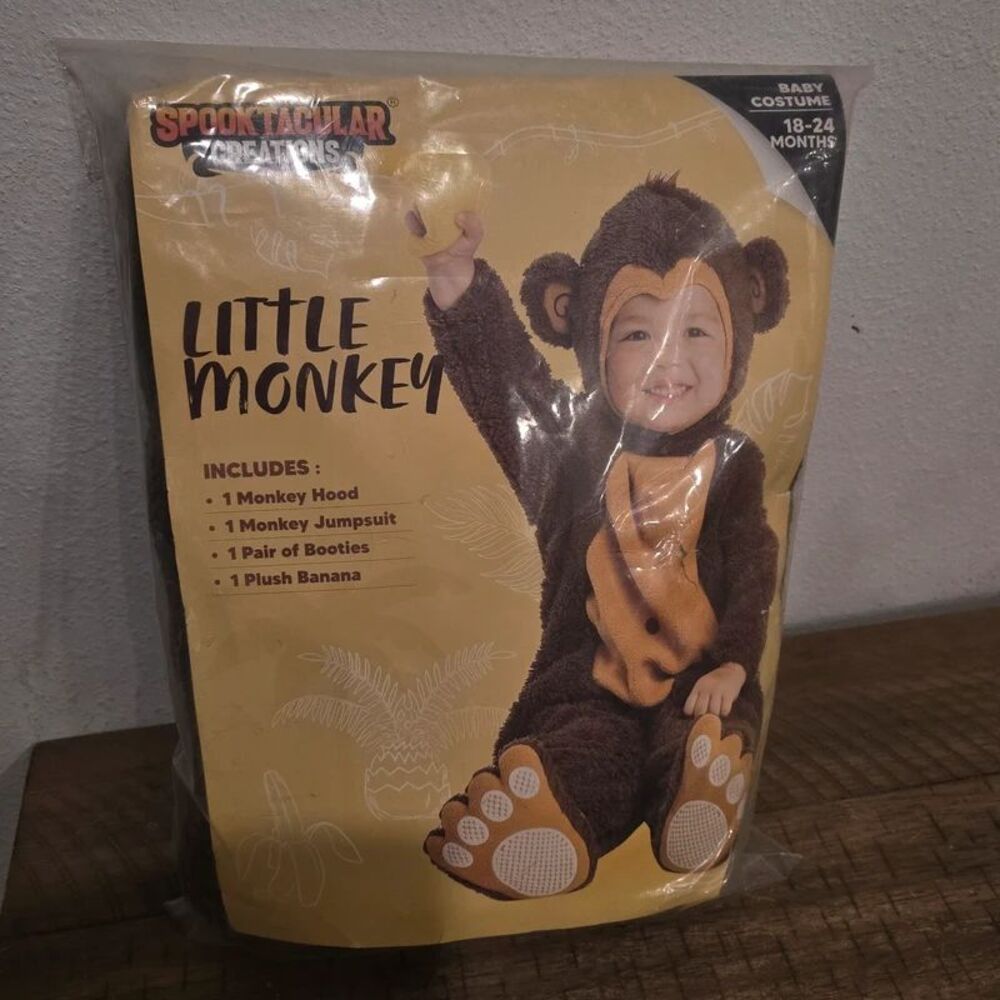 Spooktacular Creations Little Monkey Baby Halloween Costume 18-24 Months New
